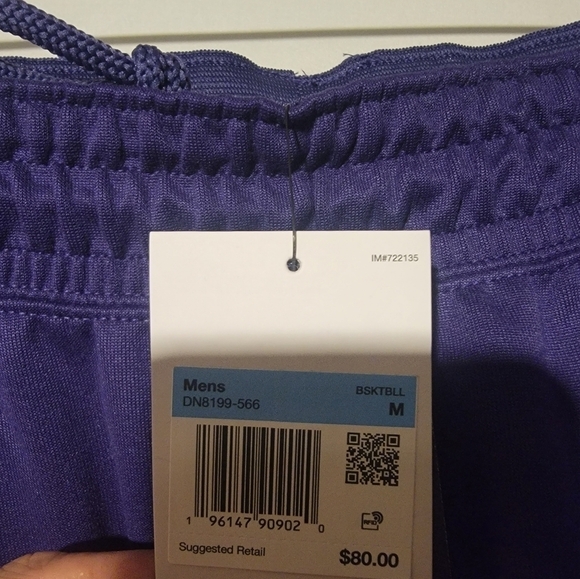 Nike NBA Phoenix Suns Spotlight Fleece Dri-Fit Pants DDN8199-566 Men's Size MED - Picture 10 of 10